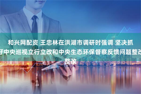 和兴网配资 王忠林在洪湖市调研时强调 坚决抓好中央巡视立行立改和中央生态环保督察反馈问题整改